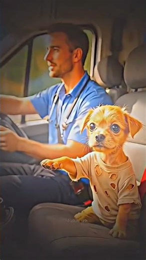 The Brave Little Puppy Hero Puppy Saves the Day The Bus Accident Hero 🐾#emotional #viralvideo