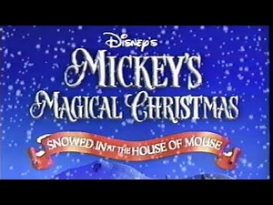 Mickey's Magical Christmas: Snowed in at the House of Mouse vhs promo 2001