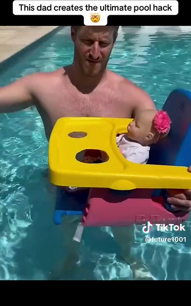 This dad creates the ultimate pool hack🤯 | Pool Hacks