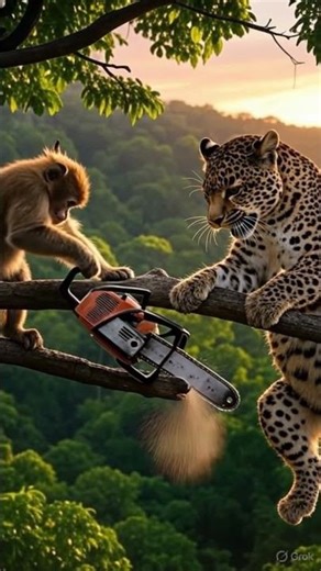 What Happens When a Monkey Learns to Use a Chainsaw?