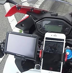 バイクにナビを装着#1