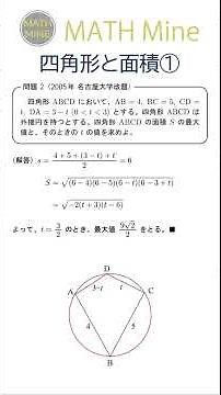 Quadrilaterals and Area① (Remake) #shorts