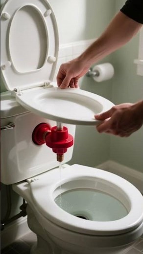 How to fix a running toilet — $5 fix saves you $200 🚽 #fixitwithfrank