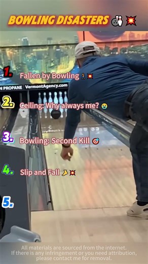 Bowling Disasters 🎳💥#shorts