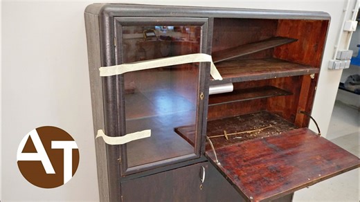 I spent 2 weeks restoring this humble cabinet into something special
