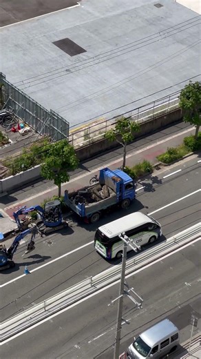 2026年5月 ユンボの横を通り出発する！