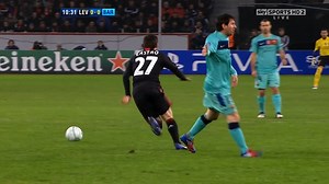 Lionel Messi vs Bayer Leverkusen HD 720p (14/02/2012)