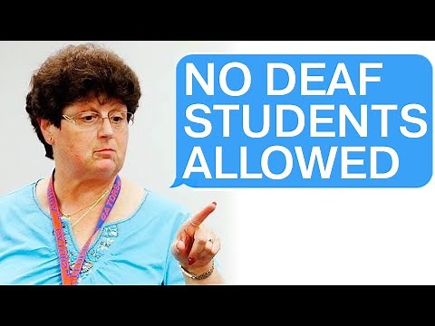 r/Maliciouscompliance Teacher: ARE YOU LISTENING? Student: I'm Deaf