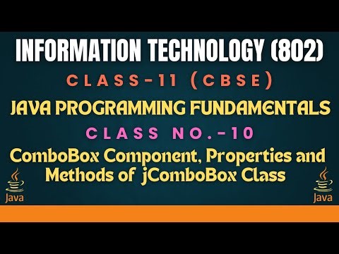 CLASS-XI (IT-802) CBSE BOARD (JAVA PROGRAMMING FUNDAMENTALS CLASS-10)