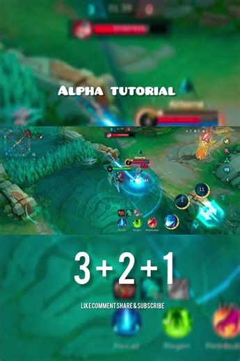 how to Alpha tutorial 💀 mobile legends #mobilelegends #mlbb #alpha