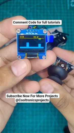 Tiny OLED Screen Flappy Bird game 🎮 #arduinoproject #diytech #iotprojects #esp32project #rpi #diy