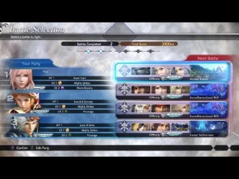DISSIDIA FINAL FANTASY NT Free Edition session 2 - battle 2