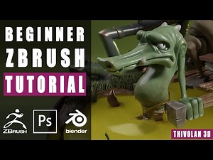ZBrush Complete Beginner's Course: NEW TUTORIAL!!!