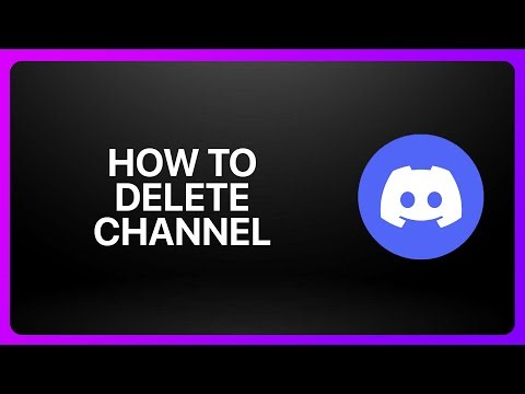 How To Delete Channel In Discord 2025! Tutorial