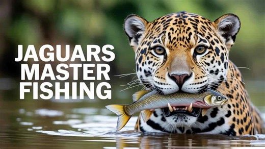 Jaguars Catching Fish Like Grizzlies! 🐆⚠️