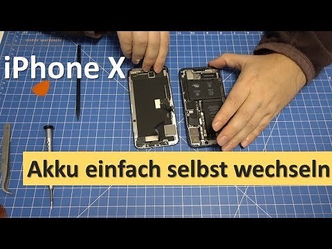 iPhone X - Akku einfach selbst wechseln / iPhone 10 Reparatur Anleitung | Tutorial [deutsch]