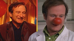 Robin Williams chatted with ET about 'Patch Adams' ahead of its 1998 release. The late actor opened up about working with real children from the Make-A-Wish Foundation. The legendary comedian also reacted to whether he believed in the 'laughter is the best medicine' philosophy touted by the real-life doctor, Hunter Doherty, he portrays in the touching dramedy. | Entertainment Tonight