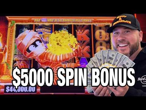 WE WON A MASSIVE JACKPOT WITH A $5000 SPIN