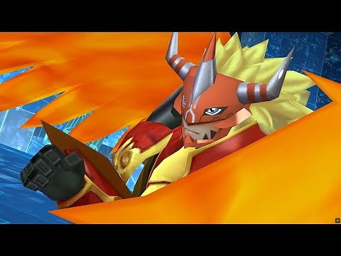 BurningGreymon + Aguimon evolve Aldamon and Skill.: Digimon Cyber Sleuth Mod