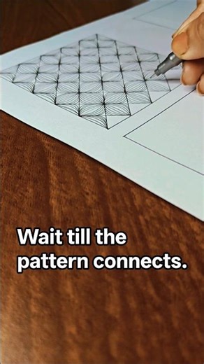 Hypnotic Pattern Art | Mindful Zentangle Pattern