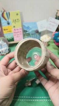 DIY Clay Honey Bee Box 🍯 #diy #wastematerialcraft #box #artandcraft #shortsviral #youtubeshorts