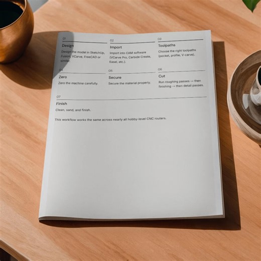 Hobby CNC Guide | Beginner CNC Workflow, Tips (PDF Download) - Etsy