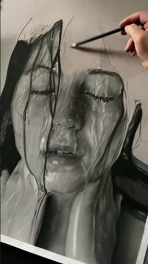 HYPERREALISTIC DRAWING #art #hyperrealism #drawing #draw
