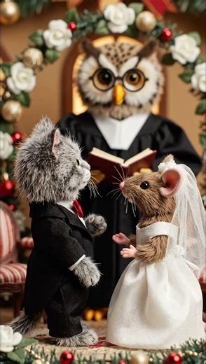 cat and mouse marriage #shorts #viral #youtubeshort #pets #trending