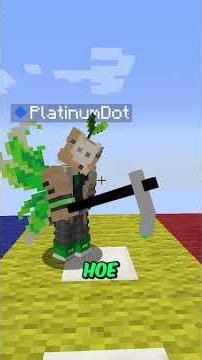 can I defeat him using only apples?!? #minecraft #gaming #shorts
