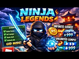 Ninja Legends Script Showcase 🔥 | AUTO FARM + INFINITE COINS (OP GUI)