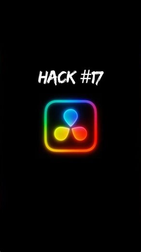 DaVinci Resolve Hack 17 - Color Changing Text Animation in DaVinci Resolve #shorts #davinciresolve