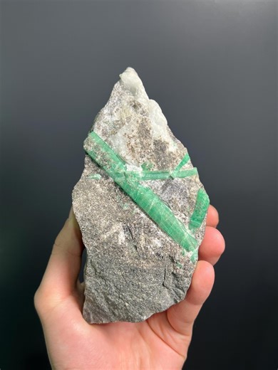 Emerald With Quartz on Matrix - Etsy Canada