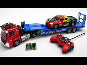 Unboxing RC Spray Trucks, 3D Light Police Car & SWAT Carrier | ASMR Video