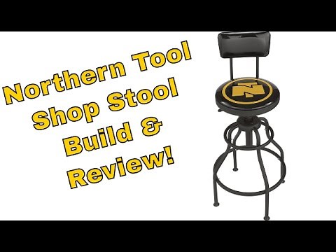 Northern Tool Adjustable-Height Pneumatic Stool with Adjustable Back Build