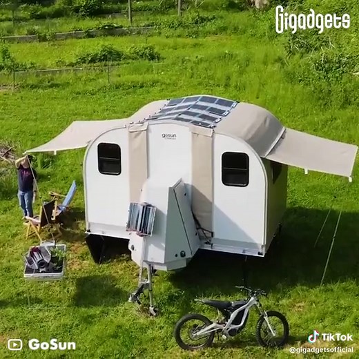 GoSun Camp 365 Solar-Powered Trailer for Eco-Friendly Road Trips