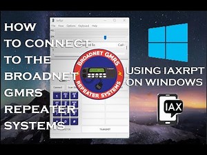 How to connect to the Broadnet GMRS Repeater Systems using iaxRpt on Windows