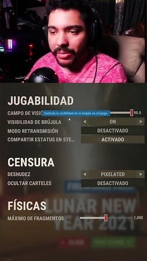 CONFIGURACION RUST 2022 FOV CAMPO DE VISION