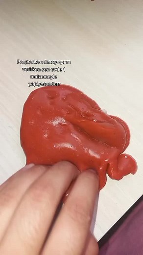 Evde Tek Malzeme ile Slime Yapımı