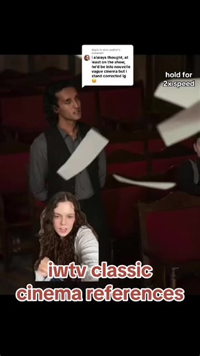 Replying to @miss andrist iwtv also adoress a reference to the classics this isn’t armand-specific. but armand ingrid bergman fan extremely real to me #iwtv #interviewwiththevampire #armand #thevampirearmand #louisdepointedulac