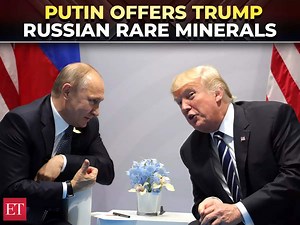 'US needs rare earth metals, we have them': Putin offers Trump Russian minerals amid Ukraine deal