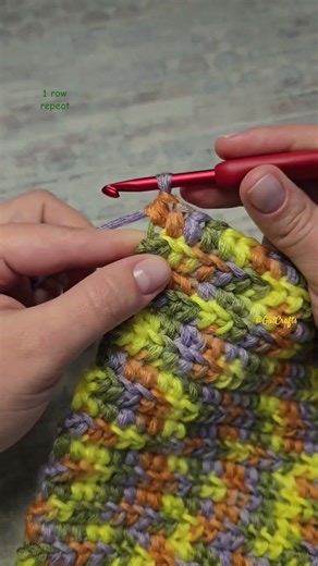 2 Faces 1 Row Repeat HDC BLO Crochet Pattern | Crochet Scarf/Blanket #crochettutorial #easycrochet