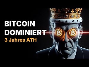 Bitcoin Dominanz erreicht Dreijahreshoch