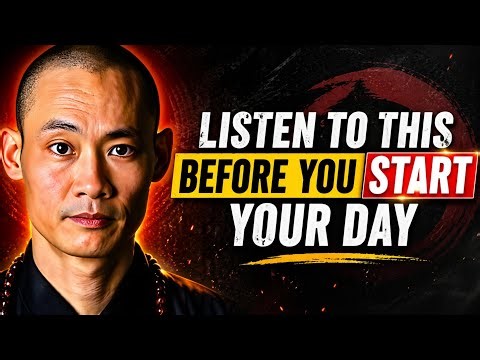 SHI HENG YI: 5 Minutes To Start Your Day Right! MORNING MOTIVATION and MEDITATION - SHAOLIN WISDOM