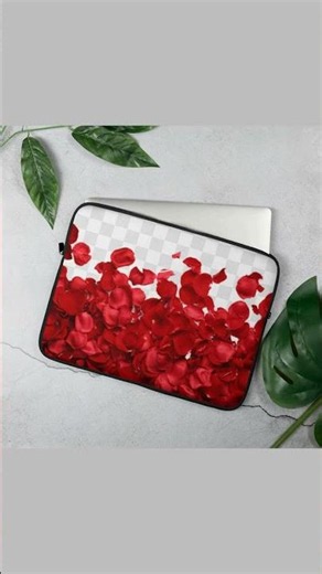 Stylish & Protective Laptop Sleeve | Elegant Roses Design!