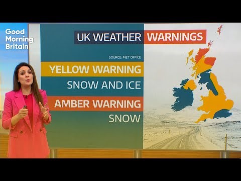 Snow and ice causing chaos across parts of UK | Good Morning Britain