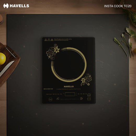 Every meal tastes like a scrumptious treat when you have the Insta Cook TC20’s 9 cooking modes by your side. So what are you waiting for? Click the link and bring it home today: https://bit.ly/3uejXuB #Havells #HavellsInstaCookTop #HavellsAppliances #InductionCookTop | Havells