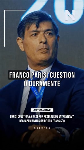 4.8K views · 255 reactions | ⚡ Franco Parisi criticó a José Antonio...