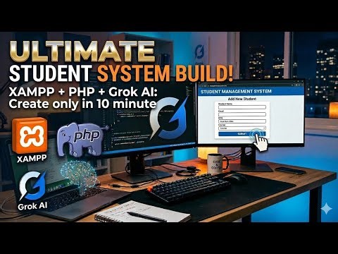Full Stack Students Management System Create in Php using Grok ai part -1