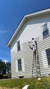 Boosting the curb appeal by repainting this exterior white. @panddpowerwash is getting the job done with the #graco Ultra Max II 695. Looking good! ・・・ Sherwin-Williams Pure White. Graco Contractor Sprayers 695.. enhanced curb appeal. #housepaint #exteriorpaint #exteriorpainting #housewashing #powerwashing #windowcleaning #austintownohio #polandohio #boardmanohio #canfieldohio #columbianaohio #hubbardohio #struthersohio #northlima #newmiddletown #girardohio #northjackson #lakemilton #berlin #cam