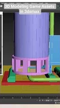 Creating 3D Game Assets in 3dsmax | How To Model it. #3d #3dgamedevelopment